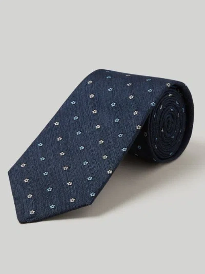 Robert Talbott Robert Indigo Neat Necktie In Blue