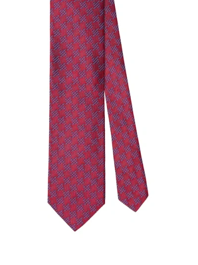 Robert Talbott Robert Large Houndstooth Jacquard Best Of Class Necktie In Multi