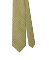 Robert Talbott Robert Micro Neat Geo Spot Best Of Class Necktie In Green