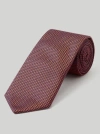 Robert Talbott Robert Micro Neat Necktie In Orange