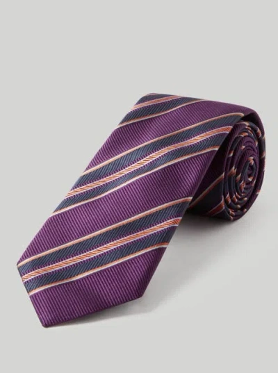 Robert Talbott Robert Multi Repp Necktie In Purple