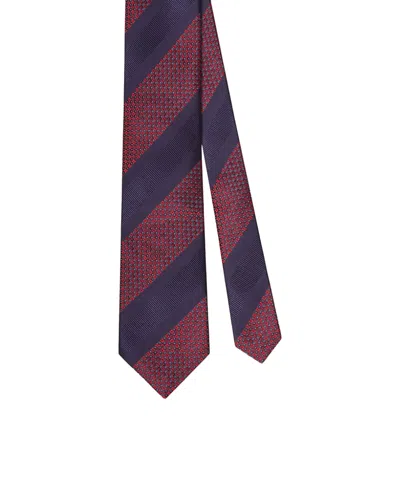 Robert Talbott Robert Neat Repp Necktie In Red