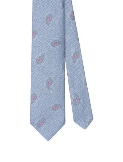 Robert Talbott Robert Pine Geo Jacquard Best Of Class Necktie In Blue