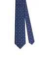 Robert Talbott Robert Square Jacquard Necktie In Blue