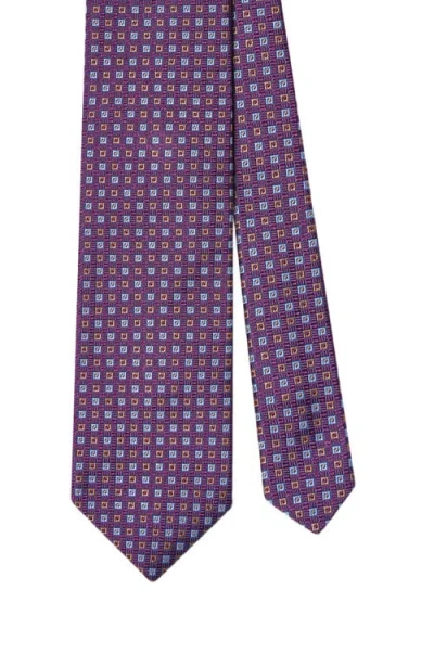 Robert Talbott Robert Square Neat Best Of Class Necktie In Purple