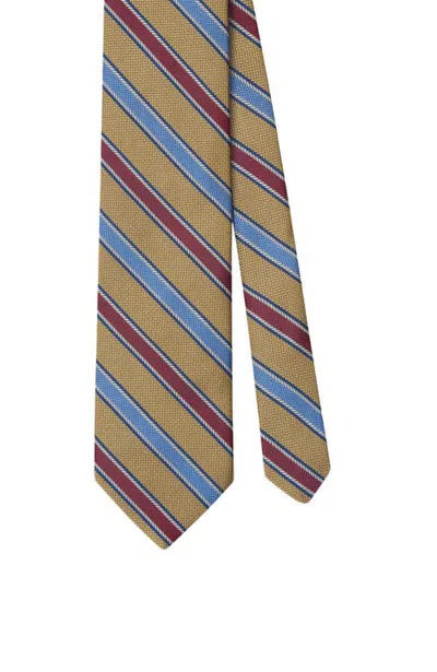 Robert Talbott Robert Textured Best Of Class Necktie In Brown