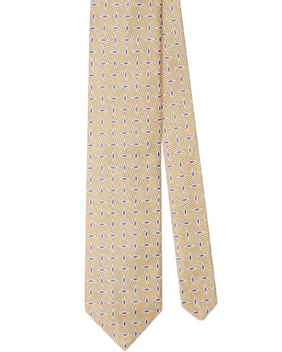 Robert Talbott Silk Diamond Cube Best Of Class Necktie In Neutral