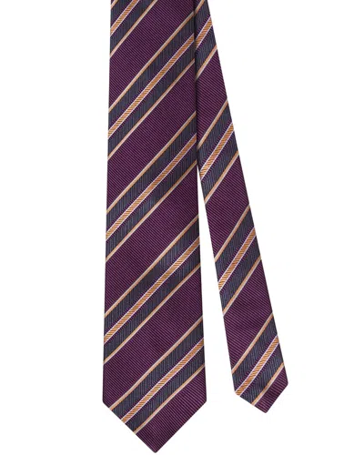 Robert Talbott Silk Multi Repp Best Of Class Necktie In Purple