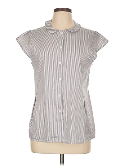 Pre-owned Robert Talbott Sleeveless Button Down Shirt In Gray