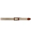Robert Talbott Stretch Nylon Garfield Belt In Neutral