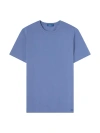 Robert Talbott Stretch Jersey Dean Tee In Blue