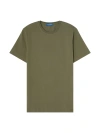 Robert Talbott Stretch Jersey Dean Tee In Green