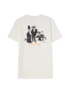 Robert Talbott Stretch Jersey Graphic Dean Tee In Neutral