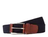 Robert Talbott Stretch Nylon Garfield Belt In Blue