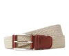 Robert Talbott Stretch Nylon Garfield Belt In Neutral