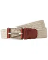 Robert Talbott Stretch Nylon Garfield Belt In Orange