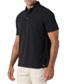 Robert Talbott Walker Short Sleeve Polo Shirt In Black