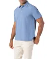Robert Talbott Walker Short Sleeve Polo In Blue