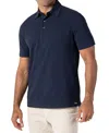 Robert Talbott Walker Short Sleeve Polo Shirt In Blue