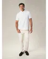 Robert Talbott Walker Short Sleeve Polo In White