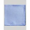 Robert Talbott York Silk Pocket Square In Sky/white Check