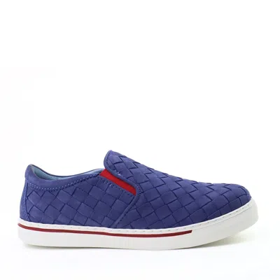 Robert Zur Men's James 13 Loafer In Royal Blue Suede