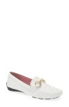 Robert Zur Perlata Driving Shoe In White