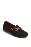 Robert Zur Perlata Loafer In Black Cashmere Suede