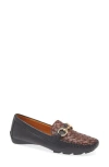 Robert Zur Perlata Loafer In Black/luggage