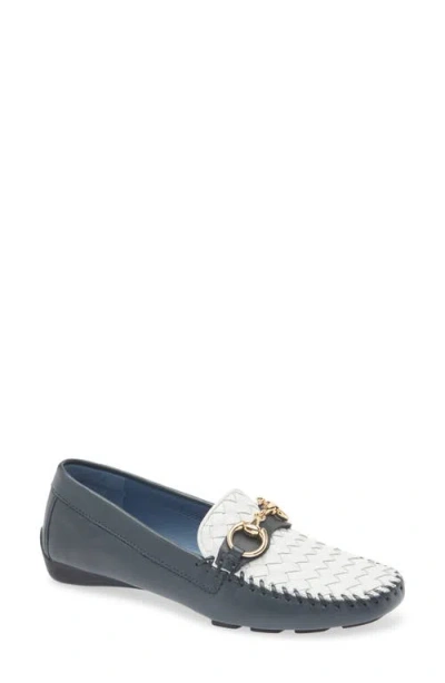 Robert Zur Perlata Loafer In Navy/white