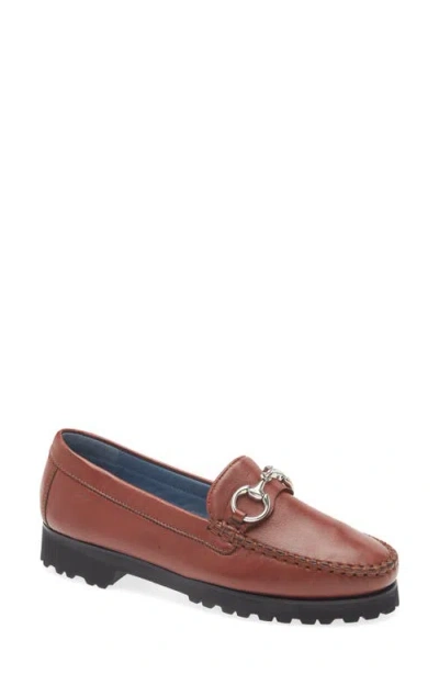 Robert Zur Soho Classic Bit Loafer In Luggage
