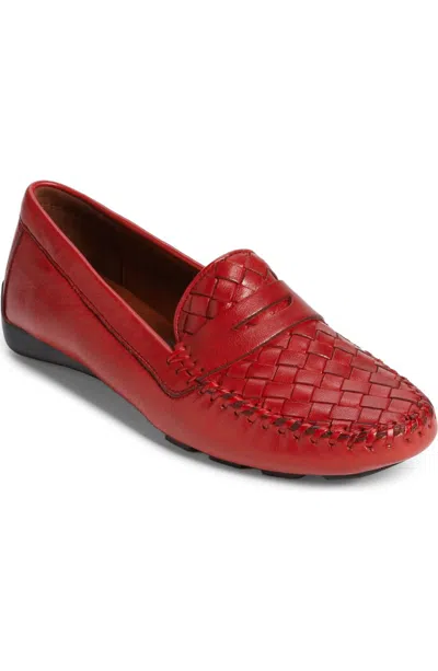 Robert Zur Women's Petra Driving Loafer In Red