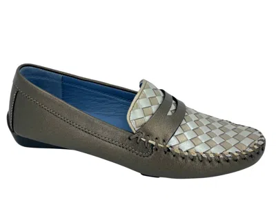 Robert Zur Women's Petra Loafer In Bronze Combo In Gray