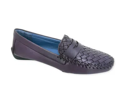 Robert Zur Women's Petra Loafer In Eggplant In Blue