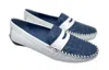 Robert Zur Women's Petra Loafer In White/ocean True Glove In Multi
