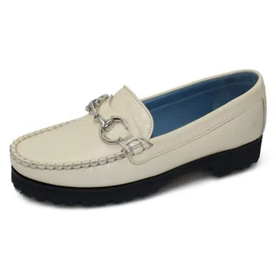 Robert Zur Women's Soho Loafer In Bone Naplack Patent In Multi