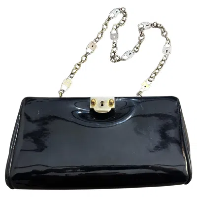 Pre-owned Roberta Di Camerino 1980s Iconic Venetian Padlocks Shoulder Bag By  In Black