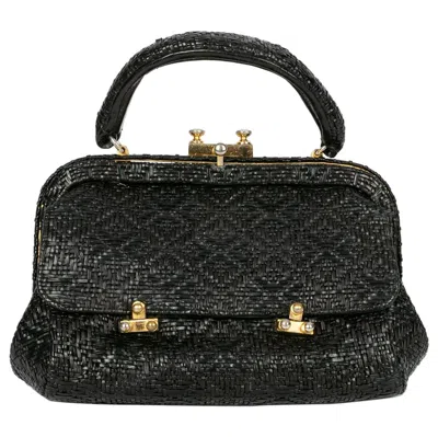 Pre-owned Roberta Di Camerino Black Leather Bag