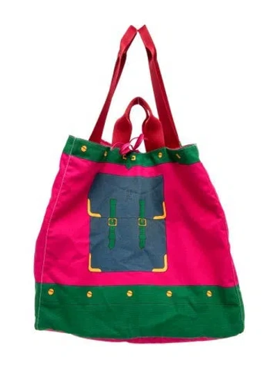 Pre-owned Roberta Di Camerino Canvas Tote In Multicolor