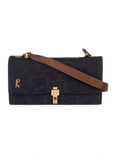 Pre-owned Roberta Di Camerino Crossbody Bag In Blue