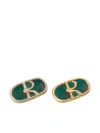 Roberta Di Camerino Enameled Clip-on Earrings