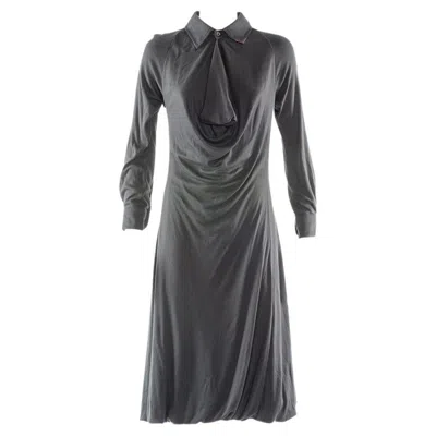 Pre-owned Roberta Di Camerino Long Dress Size 40 In Black