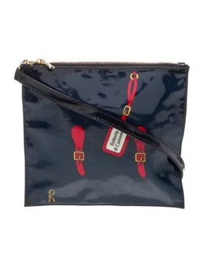 Pre-owned Roberta Di Camerino Pvc Crossbody Bag In Blue