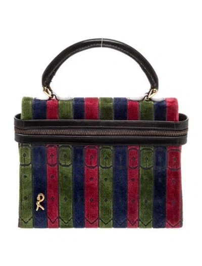 Pre-owned Roberta Di Camerino Top Handle Bag In Blue