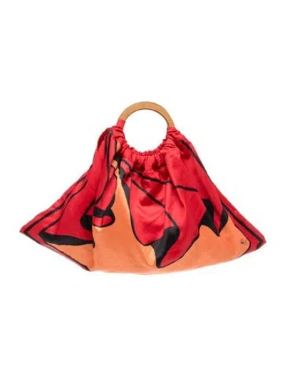 Pre-owned Roberta Di Camerino Top Handle Bag In Red