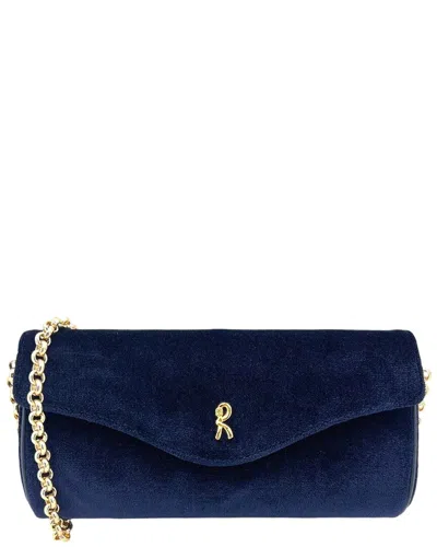 Pre-owned Roberta Di Camerino Velvet Shoulder Bag (authentic Pre-loved)