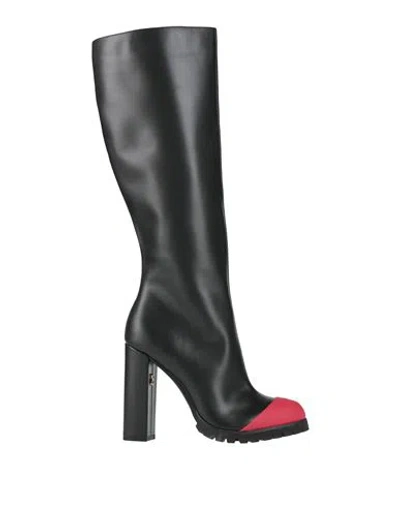 Roberta Di Camerino Woman Boot Black Size 7 Leather