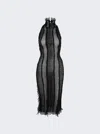 Roberta Einer Angel Tulle-trimmed Minidress In Black