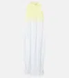 Roberta Einer Angel Ombré Knitted Midi Dress In Multicoloured