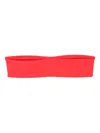 Roberta Einer Bandeau Bikini Top In Red